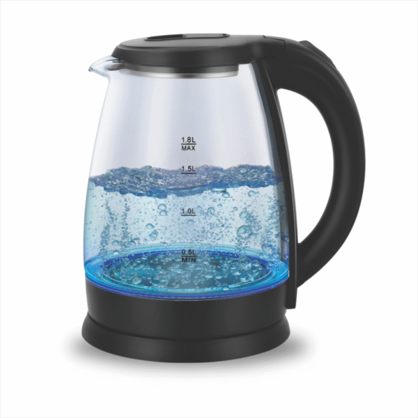 Chaleira elétrica de vidro 1.8L