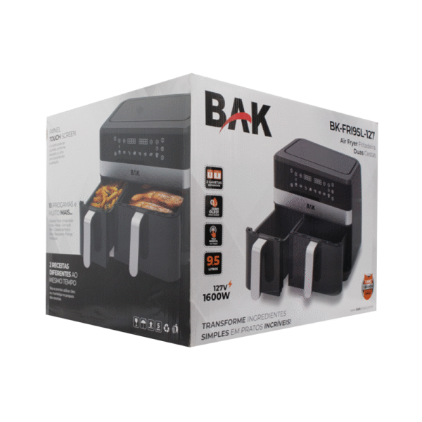 Air Fryer Fritadeira Duas Cestas 9,5L - Imagem 5