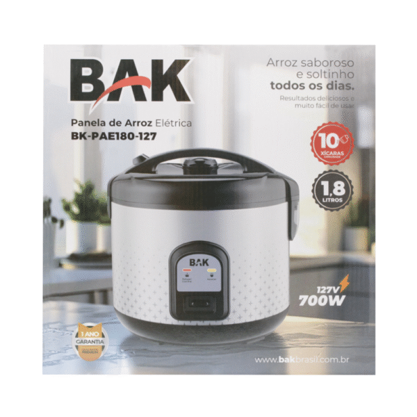 Panela de Arroz Elétrica 1,8L - Imagem 4