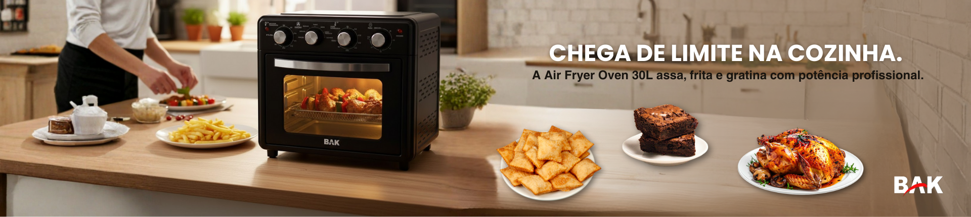 Chega de limite na cozinha